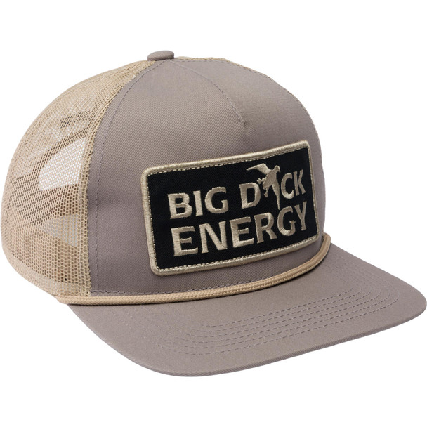 DRAKE Big Duck Energy Dark Gray/Tan Mesh Back Rope Cap (DH4186-DGT)