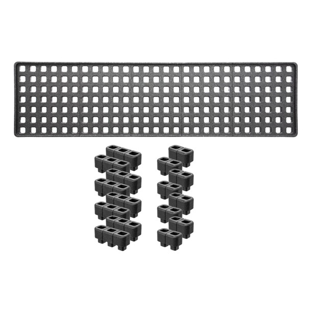 MAGPUL DAKA Grid For Pelican 1750 Protector/Eylar 53in/Harbor Freight Apache 9800 Polypropylene Black Organizer (MAG1324BLK)