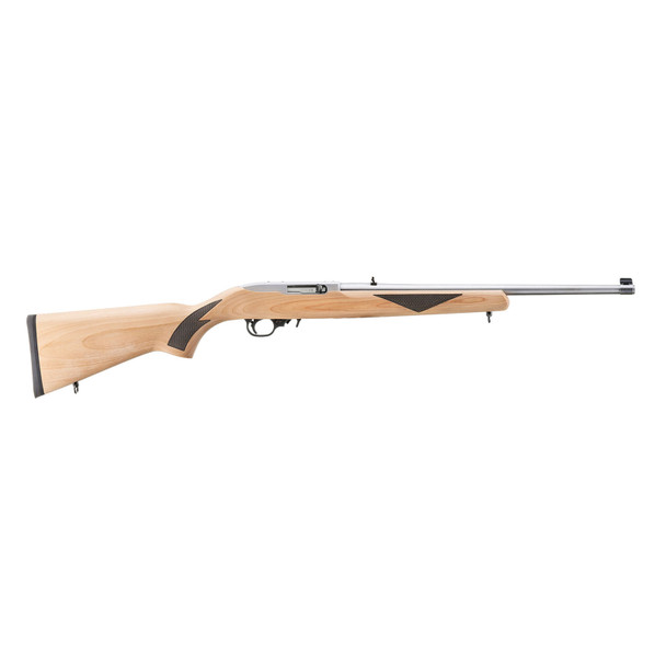 RUGER 10/22 Sporter 22LR 18.5 10rd Natural Finished Hardwood Stock with Black Checkering Semi-Auto Rifle (31229)