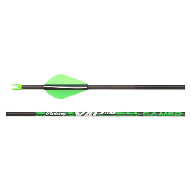 VICTORY ARCHERY VAP Gamer 8.7 GPI 6-Pack Fletched Arrow Shaft (VAPG-300FB-6)
