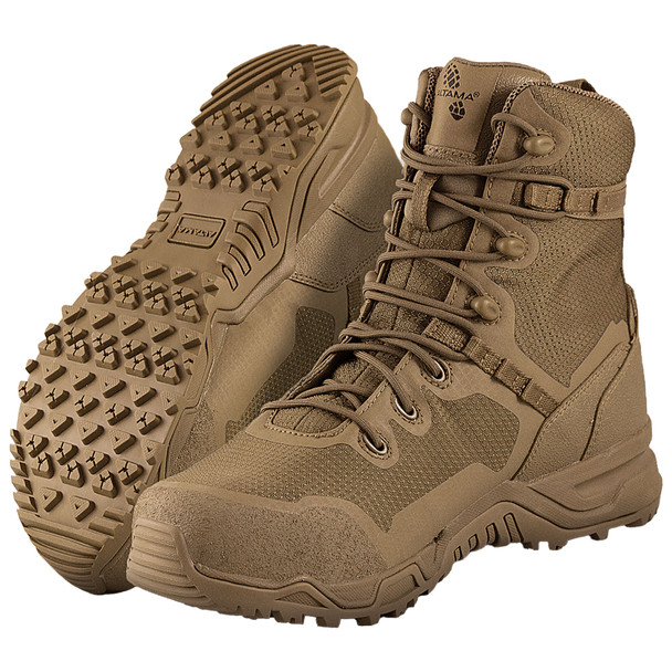 ALTAMA Men's Raptor 8in Safety Toe Coyote Boots (322003)