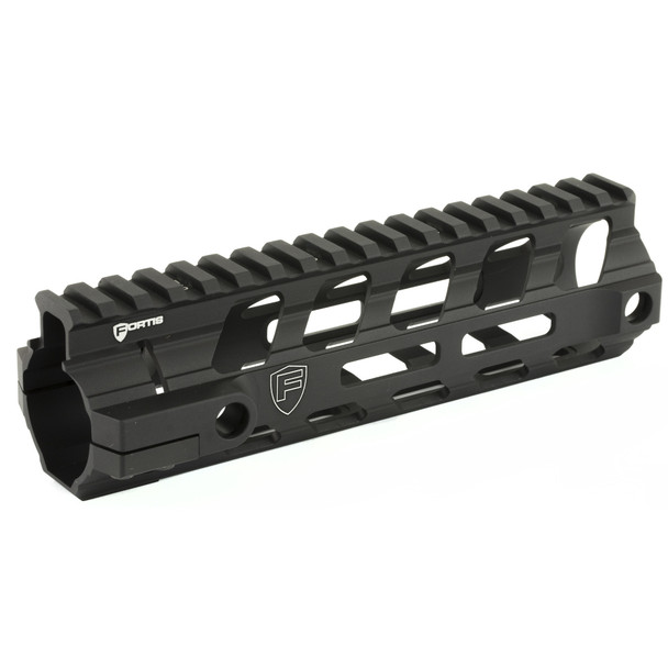 Fortis Manufacturing, Inc. REV II Free Float Rail System, Handguard, 6.7", Continuous Picatinny Top Rail, M-LOK at 3/6/9 O'clock, Does Not Include Barrel Nut, Anodized Black Finish REV-II-7-ML