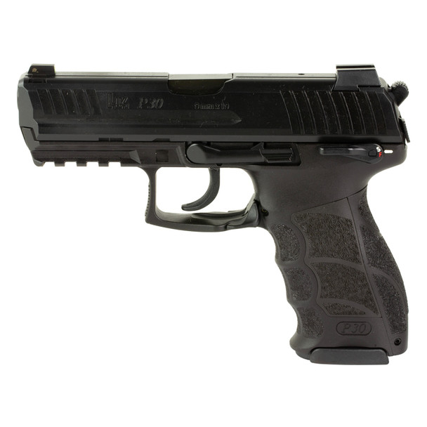 H&K P30S V3 9mm 3.85in 2x10rd Double/Single Action Pistol (81001104)