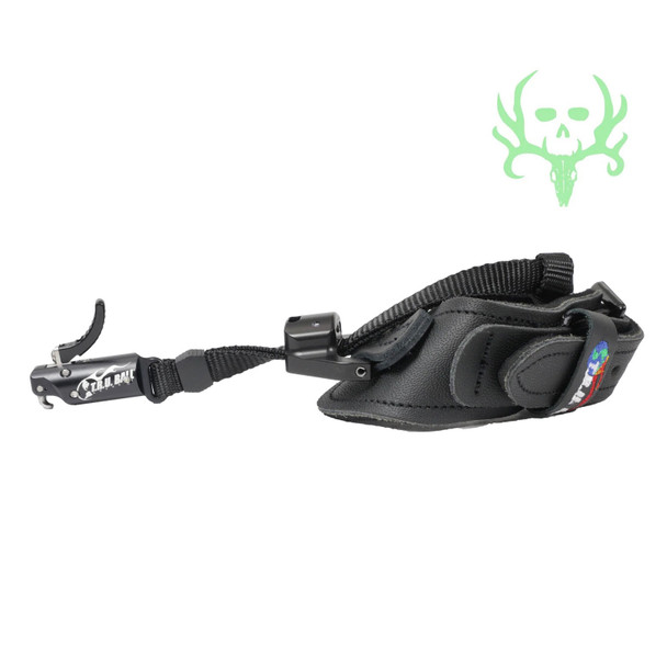 T.R.U. BALL ARCHERY Bone Collector Beast XT Hybrid Buckle Strap Large Black Release (BCHB-BK-L)