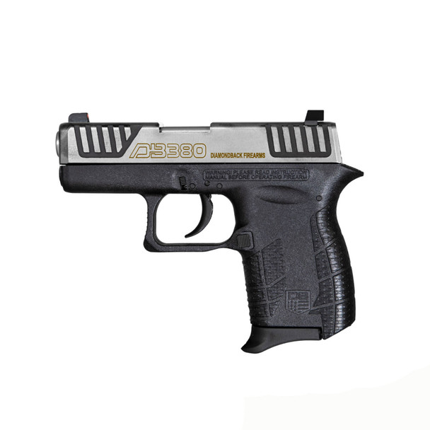 DIAMONDBACK DB380SL Gen4 .380 ACP 2.8in 6rd Duo Tone Semi-Auto Pistol (DB0100E032)