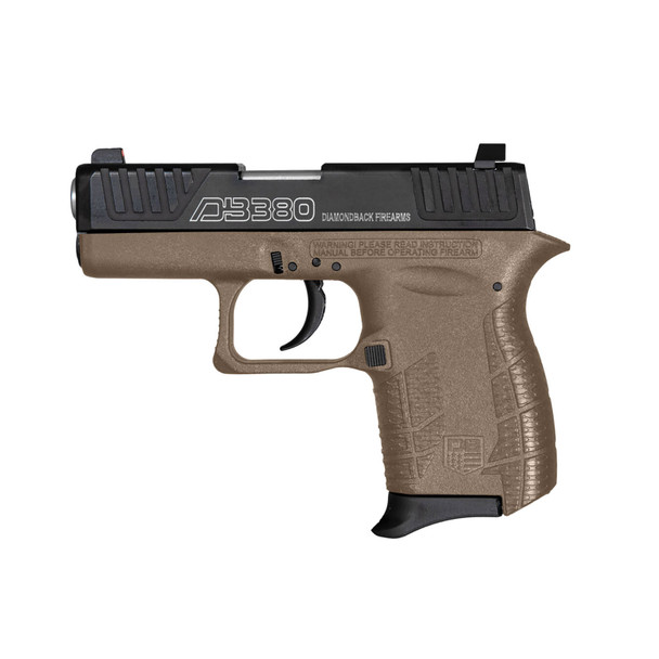DIAMONDBACK DB380FDE Gen4 .380 ACP 2.8in 6rd Flat Dark Earth Semi-Auto Pistol (DB0100E062)