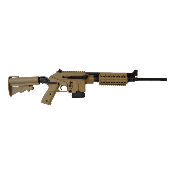 KEL-TEC SU-16E 5.56mm 16in 10rd Tan Threaded Semi-Auto Rifle (SU16ETAN)