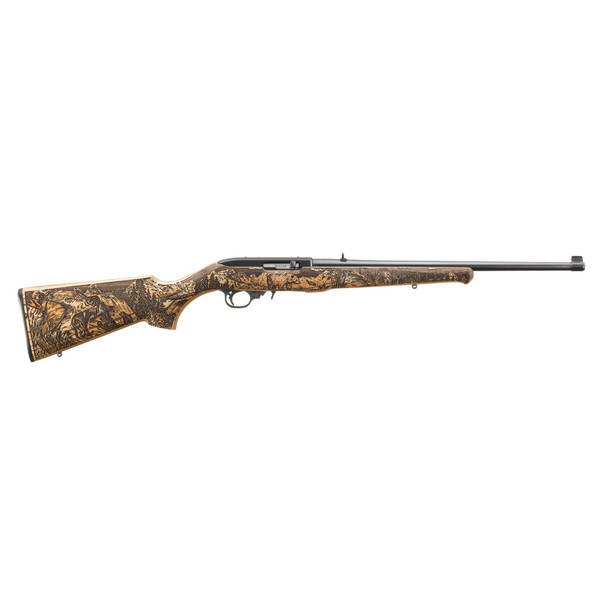 RUGER 10/22 22LR 18.5in 10rd Carbine Grizzly Engraved Hunting Semi-Auto Rifle (31219)