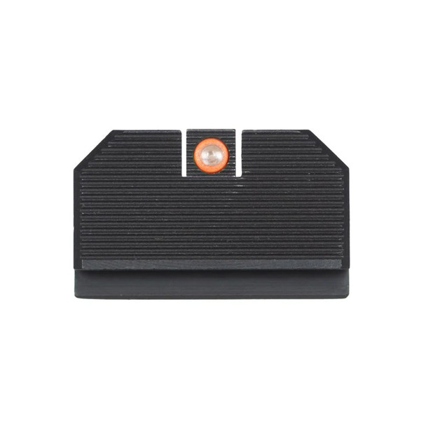 NIGHT FISION Orange Front/Blank Rear Optics Ready Stealth Lower 1/3rd Night Sight Set for Glock 17/19/34 with RMR/507c/508t (GLK-001-330-353-OGZX)