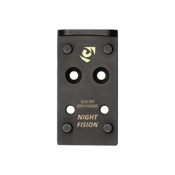 NIGHT FISION Optic Mounting Plate for Glock MOS to DPP Footprint (GLK-OP-DPP-FSMOS)