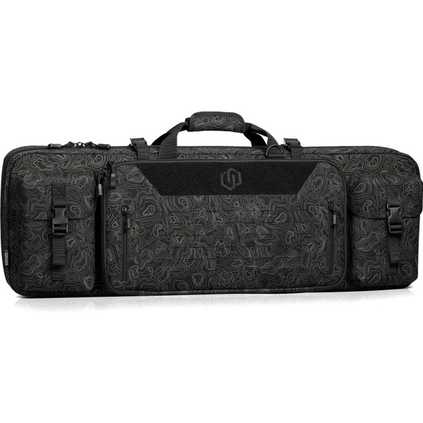 SAVIOR EQUIPMENT X TAM Urban Warfare 55in Black Double Rifle Bag (RB-5512DG-VER2-TAMBK)