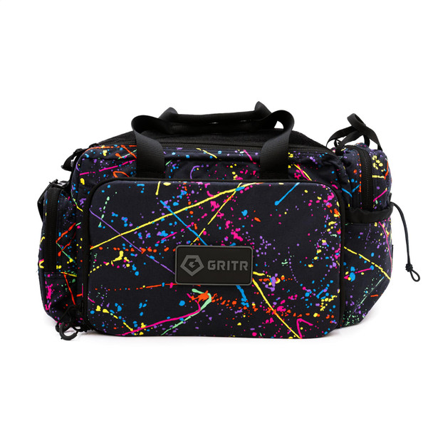 GRITR Tactical Range Bag for Handguns & Ammo, Splatter Paint