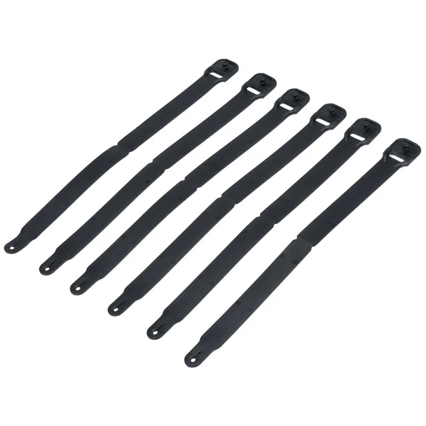 HIGH SPEED GEAR Pack of 6 Black Modular Webbing Clips (91LC06BK)
