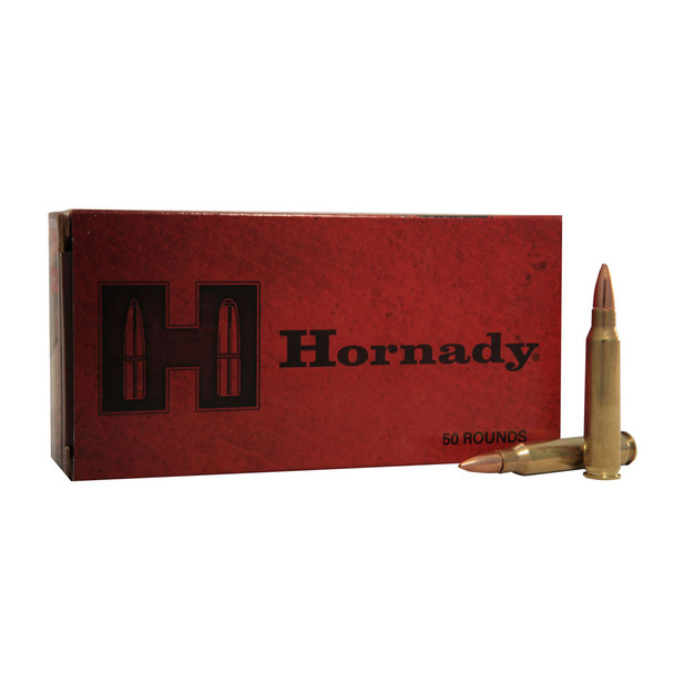 HORNADY Custom 223 Rem. 55 Grain FMJ/BT Ammo, 50 Round Box (80275)