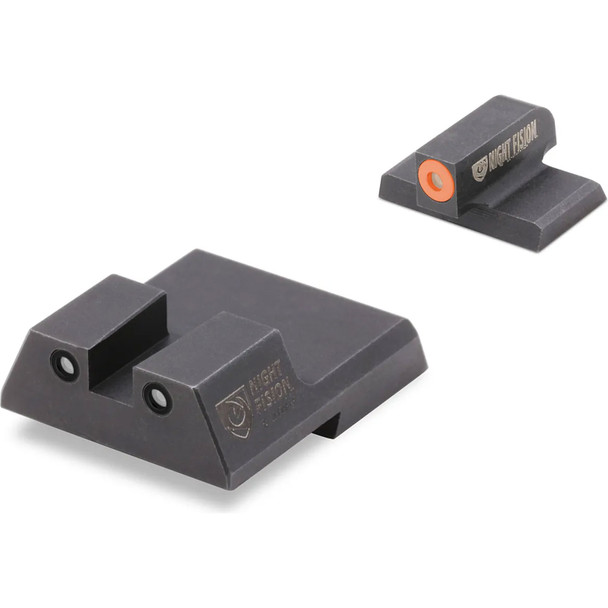 NIGHT FISION Orange Front Ring/Black Rear Rings Night Sight Set for HK VP9/VP9SK/P30/45C (HAK-126-003-OGZG)