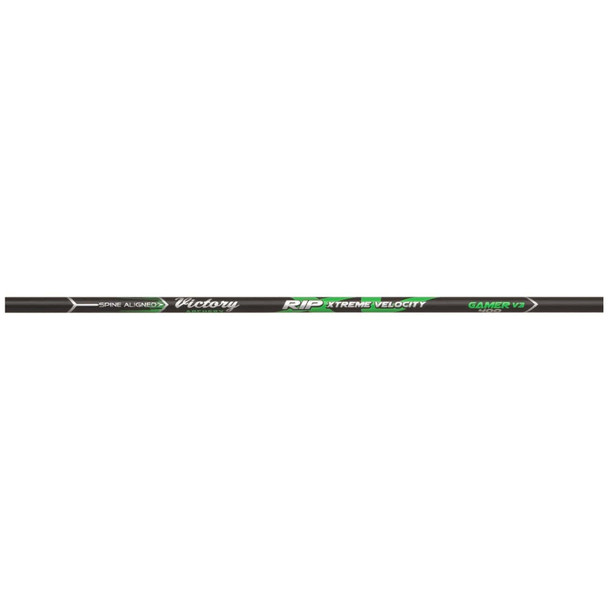 VICTORY ARCHERY RIP Xtreme Velocity Gamer 9.3 GPI Hunting Arrow Shaft (RIPXVGB-200S-12)