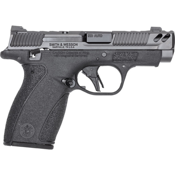SMITH & WESSON PC Bodyguard 2.0 Carry Comp 380 Auto 3.1in 10rd/12rd Gray/Black Pistol (14417)