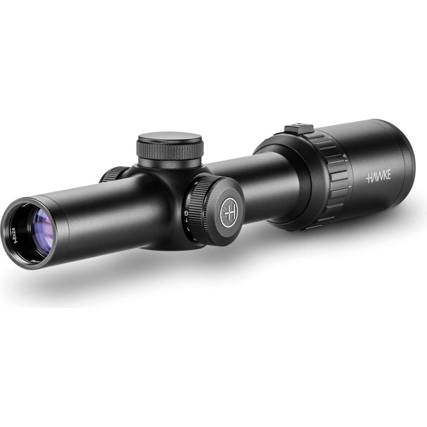 HAWKE Vantage 30 WA IR 1-8x24 L4A Dot 1/2 MOA Low-Profile Riflescope (14400)