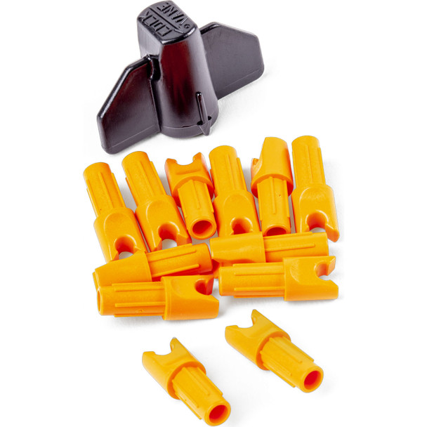 RAVIN CROSSBOWS 12pk Bolt Replacement Orange Nocks (R136)