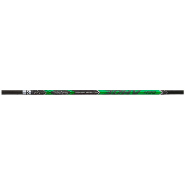 VICTORY ARCHERY 3DHV Gamer 350 Spine 6.4 GPI Target Shaft (RIPXVGA-350S-12)