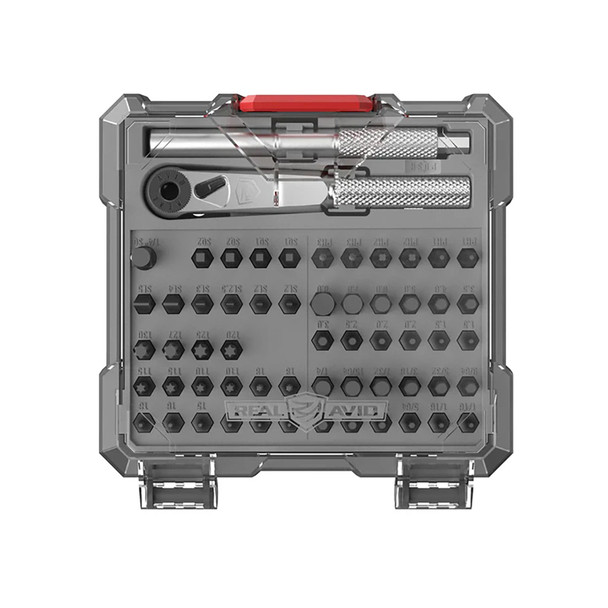 REAL AVID/REVO X3 Driver 57-Piece Gunsmithing Bit Set (AVX3GBS57)