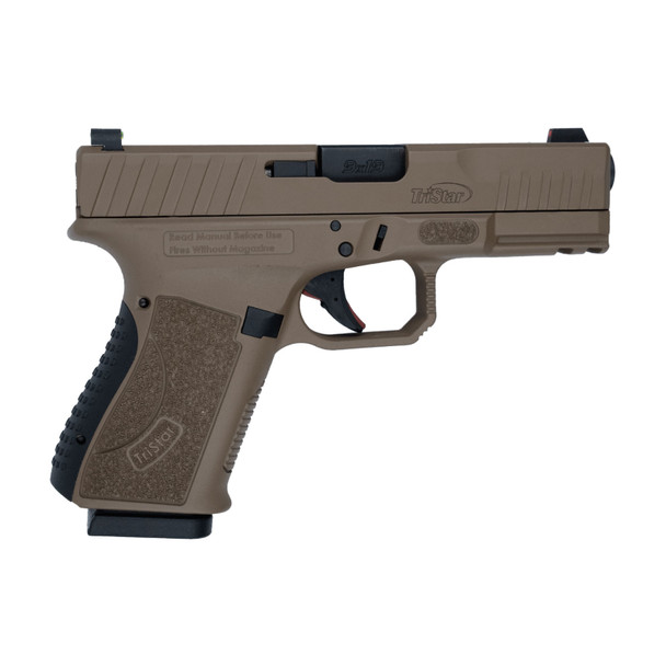 TRISTAR Apoc 9mm Semi-Auto 4in 2x15rd FDE Pistol (85772)