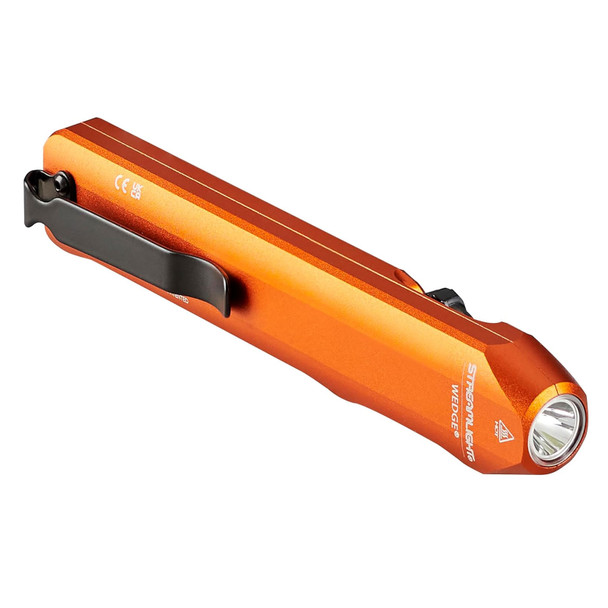STREAMLIGHT Wedge Slim 1000 Lumens Orange Everyday Carry Flashlight (88820)