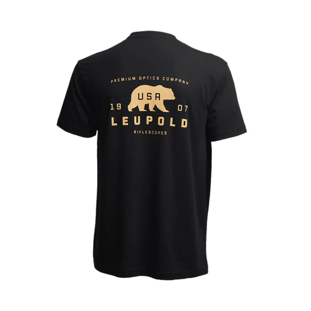 LEUPOLD Men's Bear Badge Black Tee (186482-par)