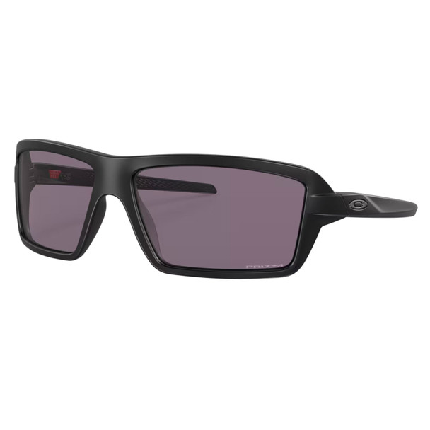 OAKLEY Cables Sunglasses with Matte Black Frame and Prizm Grey Lens (OO9129-0163)