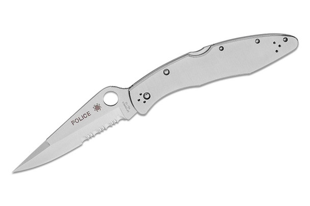 SPYDERCO 4.125in Police Folding Knife (C07PS)