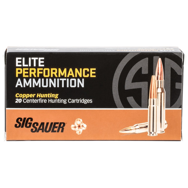 SIG SAUER Elite 243 Win 80Gr 20rd Cooper Hollow Point Rifle Ammo (E243H1-20)