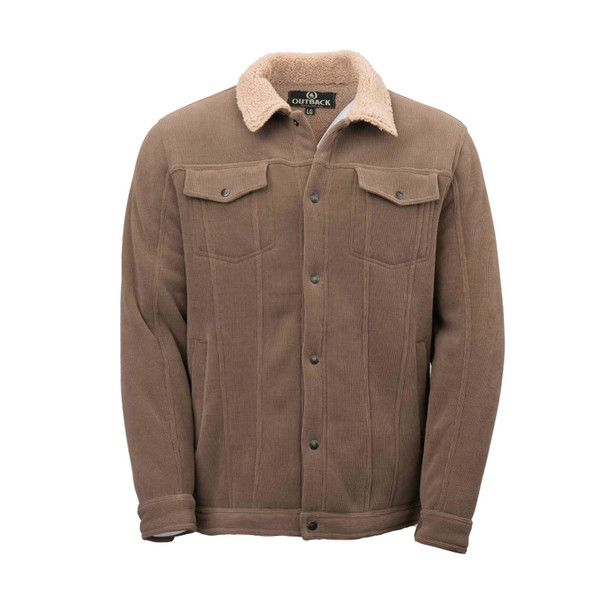 OUTBACK TRADING Men's Cillian Brown Jacket (29902-BRN)