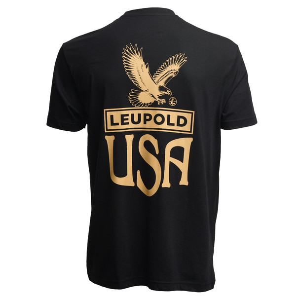LEUPOLD Men's Eagle Badge Black Tee (186761-par)