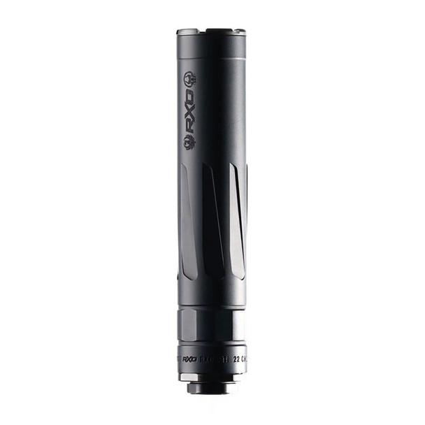 DEAD AIR ARMAMENT RXD22Ti .22LR/5.7x28 Black Silencer with 1/2"-28 XRF Muzzle Brake (RXD22TiBB)