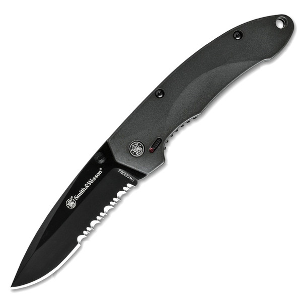 S&W MAGIC Assist 3.3in Liner Lock Drop Point Folding Knife (SW6000BS)