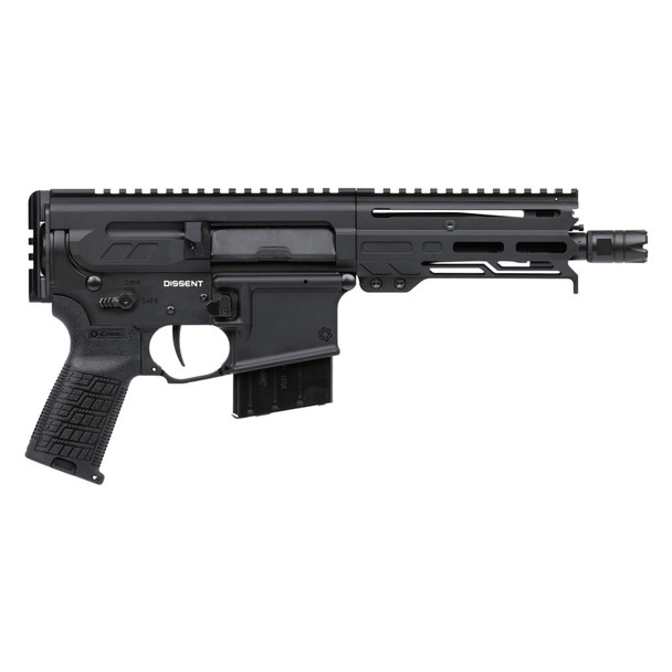CMMG Dissent MK4 338 ARC 6.5in 10rd Armor Black Semi-Auto Pistol (34A920F-AB)