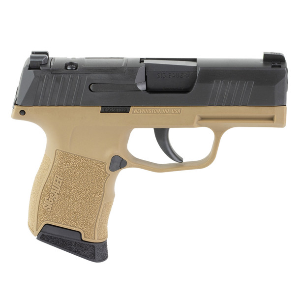SIG SAUER P365 9mm 3.1in 2x 10rd Mags Black/Coyote Pistol (365-9-CTXR3P)