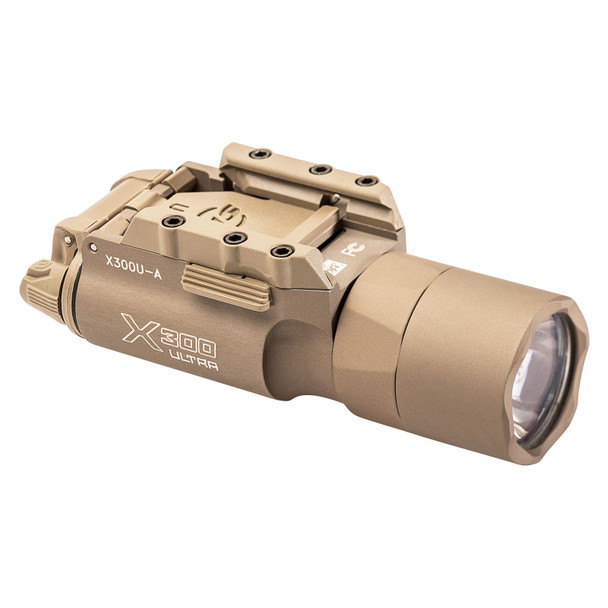 SUREFIRE X300U-A Tan 1000-Lumen Ultra-High-Output LED Handgun WeaponLight (X300U-A-TN)