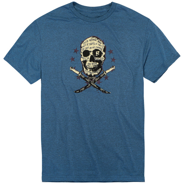 VIKTOS Men's Hoist the Black Navy Heather Tee (19242)