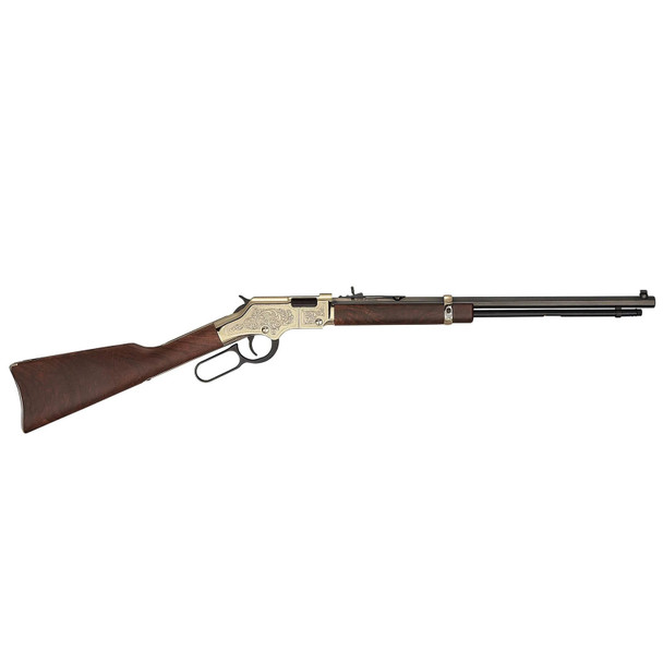 HENRY Golden Boy Deluxe Engraved 4th Edition .17HMR 20in 11rd Lever Action Rifle (H004VD4)