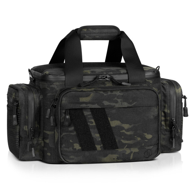 SAVIOR EQUIPMENT Specialist MultiCam Black Range Bag w/ 3 Pistol Sleeves (RA-3GUN-WS-MCB)