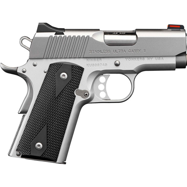 KIMBER Stainless Ultra Carry II .45 ACP 3in 7rd Pistol (3200062CA)