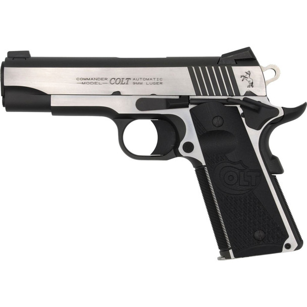 M260328★COMBAT COMMANDER センターファイアモデルガン COLT Combat Elite Commander 9mm Two Tone Pistol O4082CE