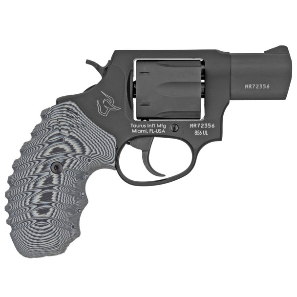 TAURUS 856 Ultra-Lite .38 Special +P 2in 6rd Matte Black Revolver w/ VZ Cyclone Grip (2-856021ULVZ13)
