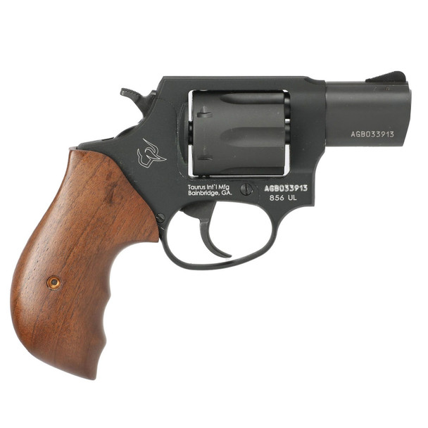 TAURUS 856 Ultra-Lite .38 Special +P 2in 6rd Matte Black Revolver w/ Turkish Walnut Grip (2-85621UL-TW)