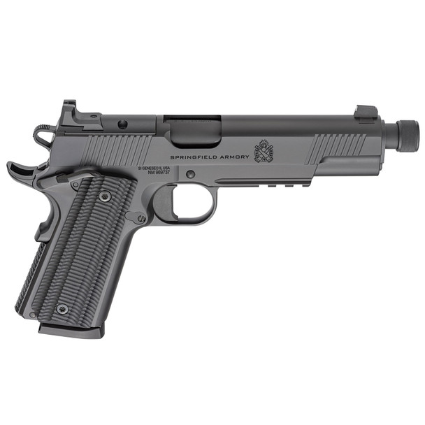 SPRINGFIELD ARMORY 1911 Operator AOS .45 ACP 5.75in Threaded 2x 8rd Mags Black Pistol (POT9240AOS)