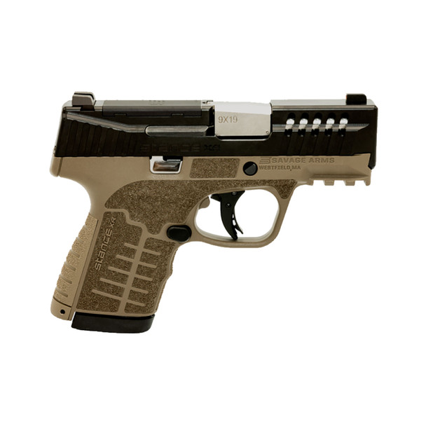 SAVAGE Stance XR MC9 9mm 3.2in 13rd FDE Grip Pistol (67064)