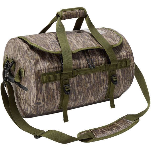 DRAKE Waterproof Mossy Oak Bottomland 60 Liter Duffel Bag (DA1110-006-60L)