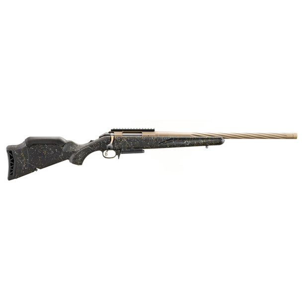 RUGER American Gen II Prairie 6.5 Creedmoor 20in Threaded 3rd Black Splatter/Bronze Bolt-Action Rifle (46973)