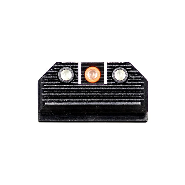 NIGHT FISION Optics Ready Stealth Orange Front Ring/Black Rear Rings Night Sight Set For Springfield Hellcat OSP/XD-S with 507k (SPR-229-248-268-OGZG)